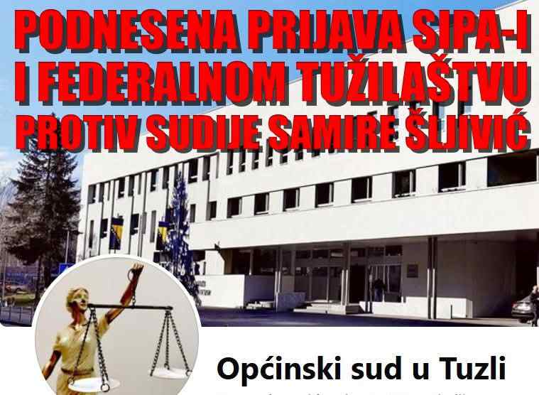 Prijava protiv sudije Samire Šljivić zbog kontradiktornih odluka u istom predmetu