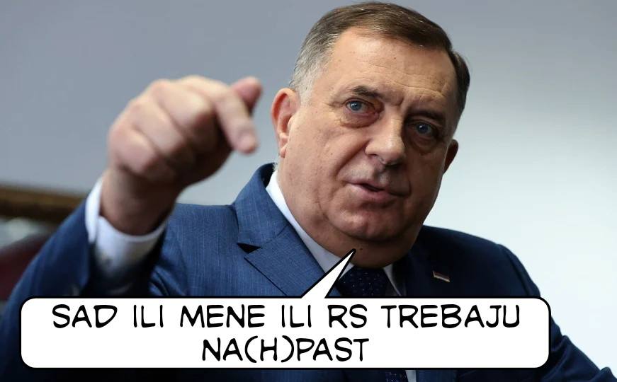 Nekada se čini da bi Dodik volio da može narediti napad iz Federacije na RS