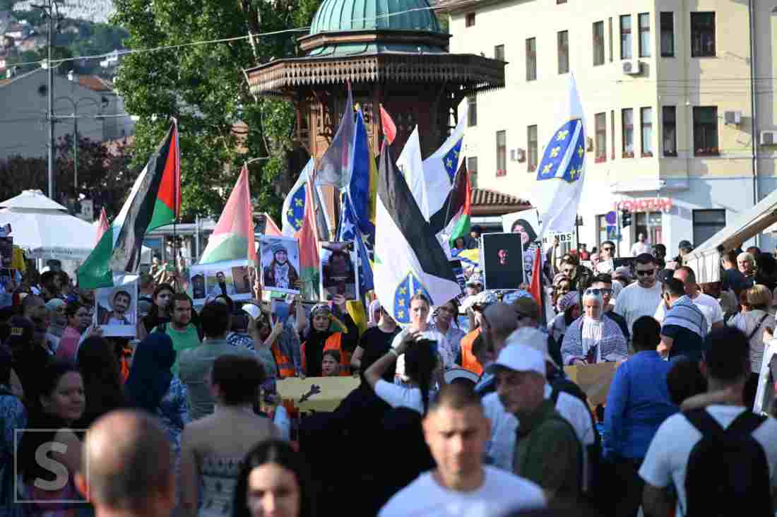 Sarajevo u znak solidarnosti s Palestinom: “Ne možete spaliti istinu”