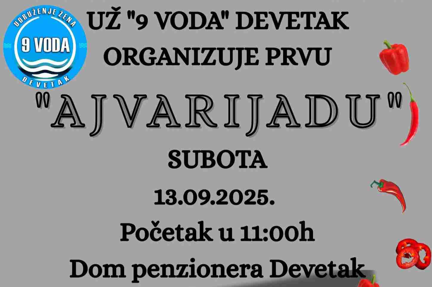Prva „Ajvarijada“ u Devetaku