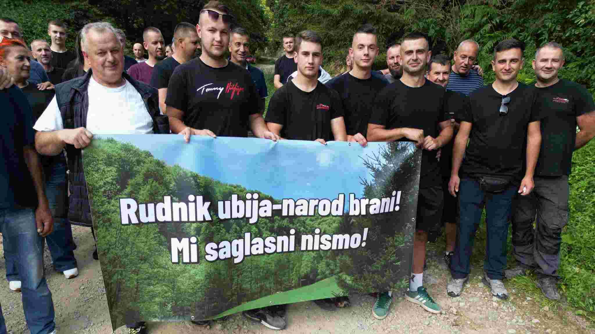 Prvi protest u Čemernici: Građani protiv istraživanja i eksploatacije antimona