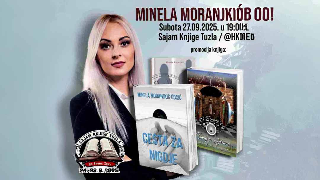 Lukavačka književnica Minela Morankić Ćosić na Sajmu knjige u Tuzli