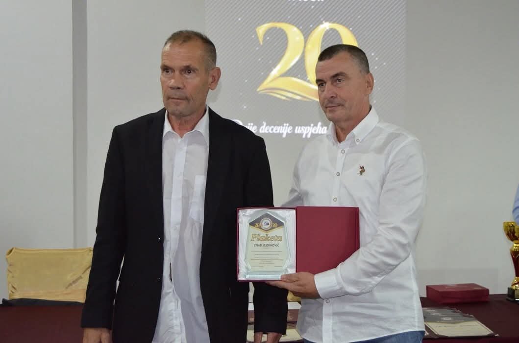 Trener Judo kluba „Lukavac“ Zijad Sejdinović dobitnik plakete za doprinos razvoju džudo sporta