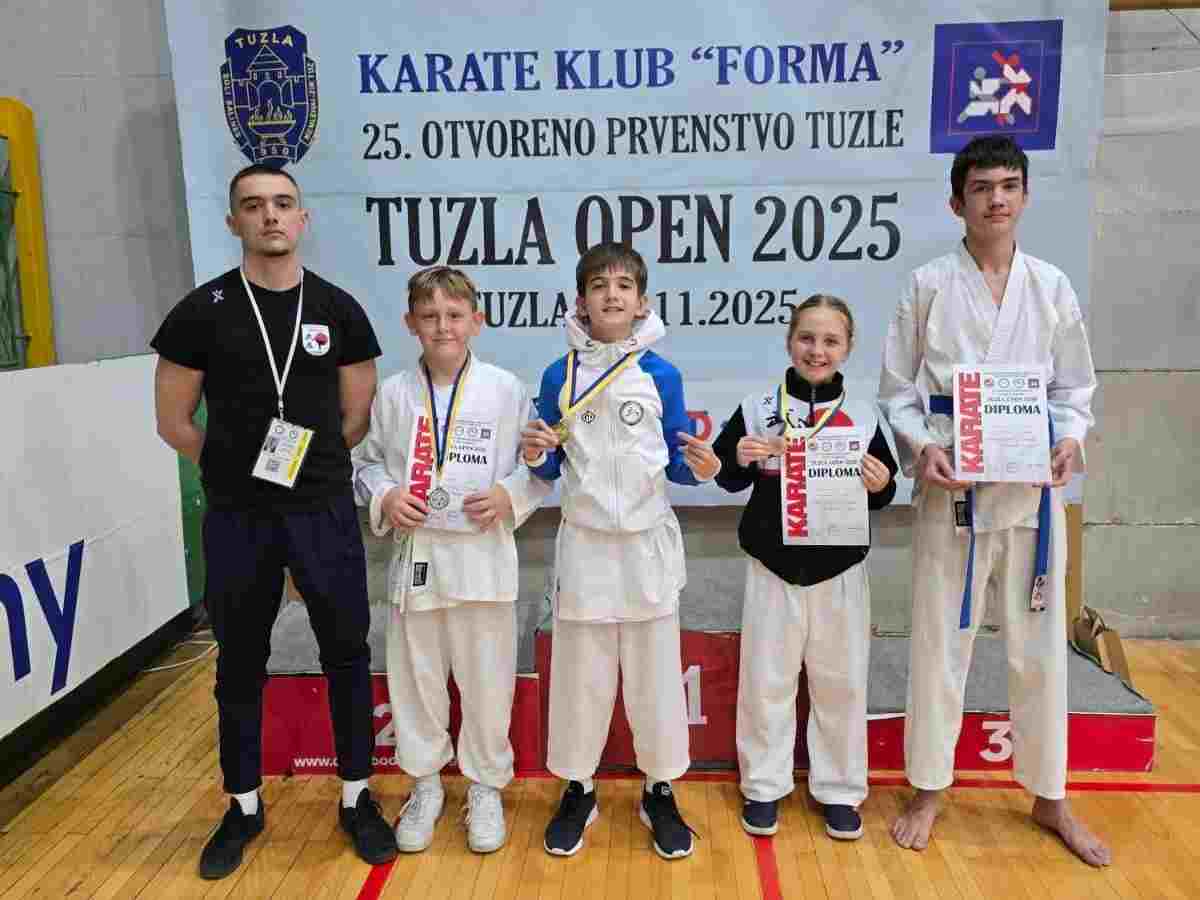 Takmičari KBS ORKKA Lukavac osvojili pet medalja na „Tuzla Openu“