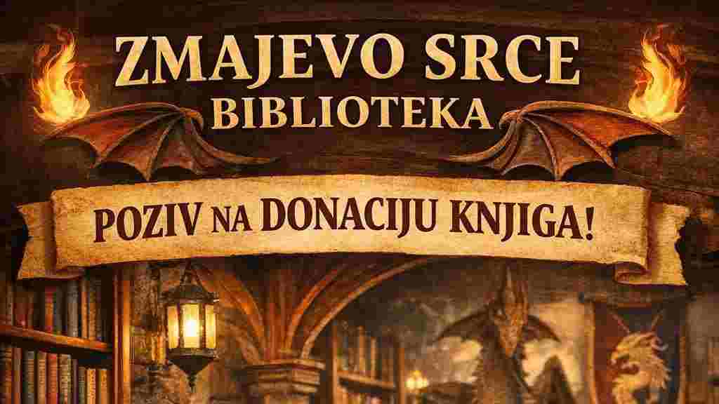 Klub „Zmajevo srce“ pokreće biblioteku: Poziv građanima da doniraju knjige