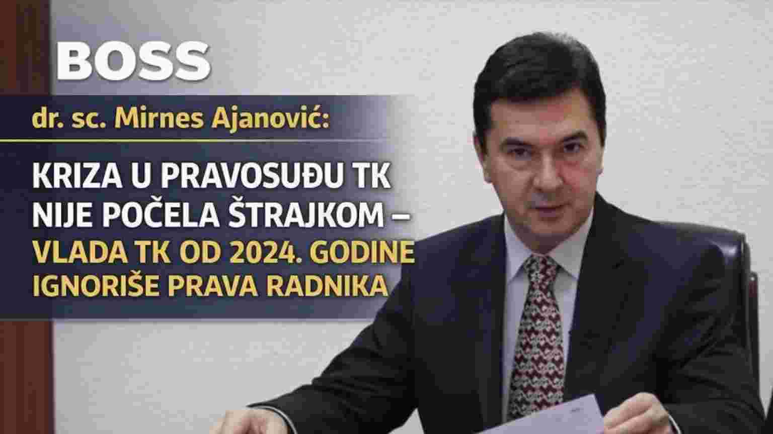Kriza u pravosuđu TK? BOSS upozorava – štrajk je posljedica ignorisanja prava radnika
