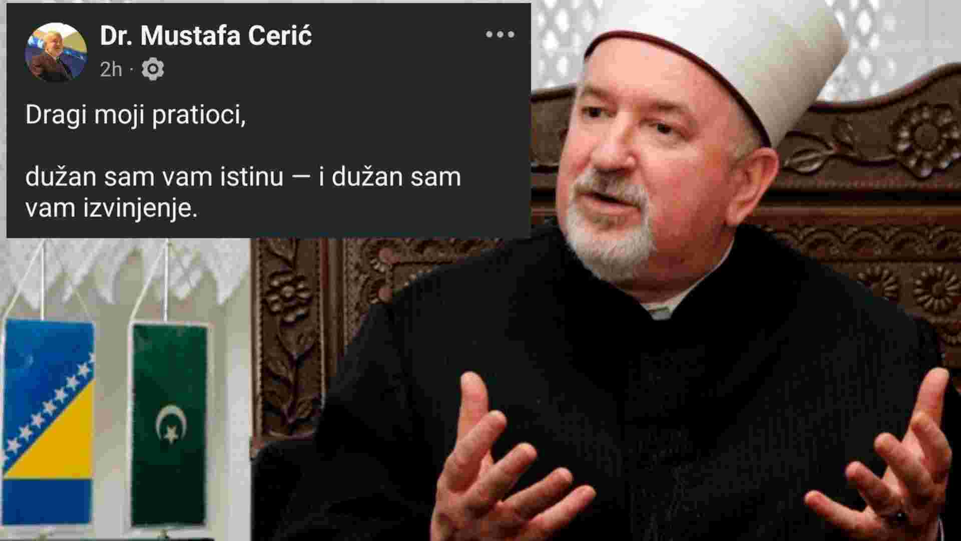 Mustafa Cerić se izvinio zbog podrške Hayatu: „Pogriješio sam, nasjeo sam na emocije“