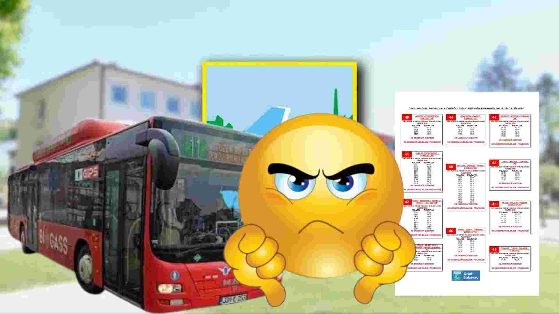 Nezadovoljstvo građana nakon objave reda vožnje novog prevoznika