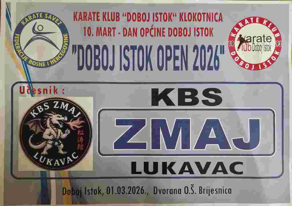 Dvije zlatne medalje za KBS „Zmaj“ Lukavac na turniru u Doboj-Istoku