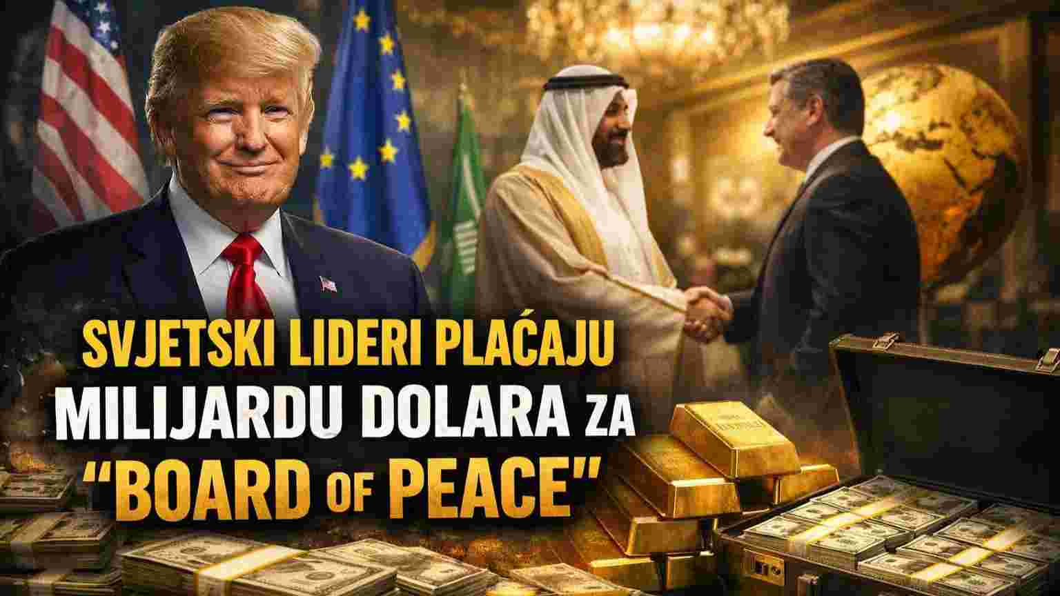 Svjetski lideri kupuju svoje mjesto u Trampovom “Board of Peace” – krug odabranih pojedinaca