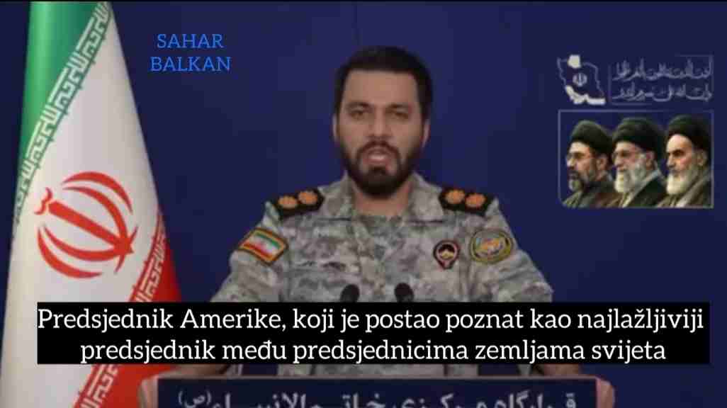 Vojska Irana upozorava: Trumpove prijetnje nanose štetu svjetskim narodima – VIDEO