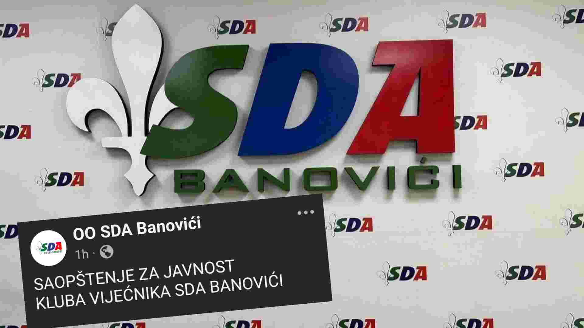 SDA Banovići: Lažirani izvještaj budžeta i nezakonita imenovanja u Općinskom vijeću