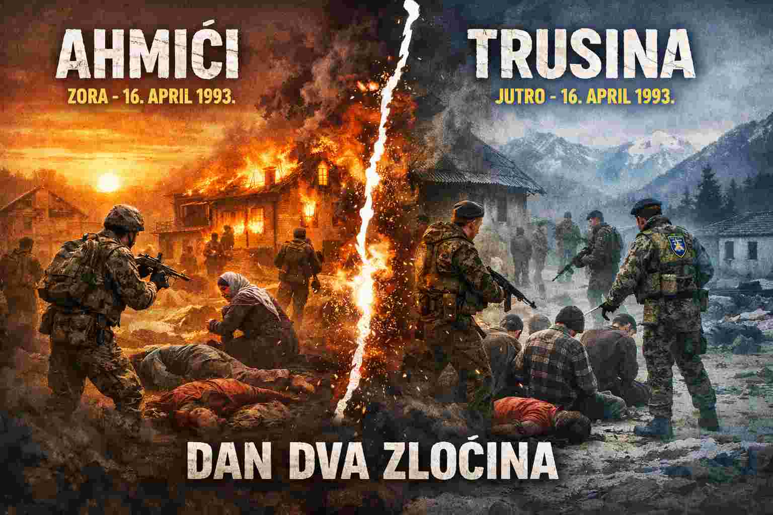 16. APRIL 1993: DAN DVA ZLOČINA – AHMIĆI I TRUSINA U ISTOM KRUGU NASILJA