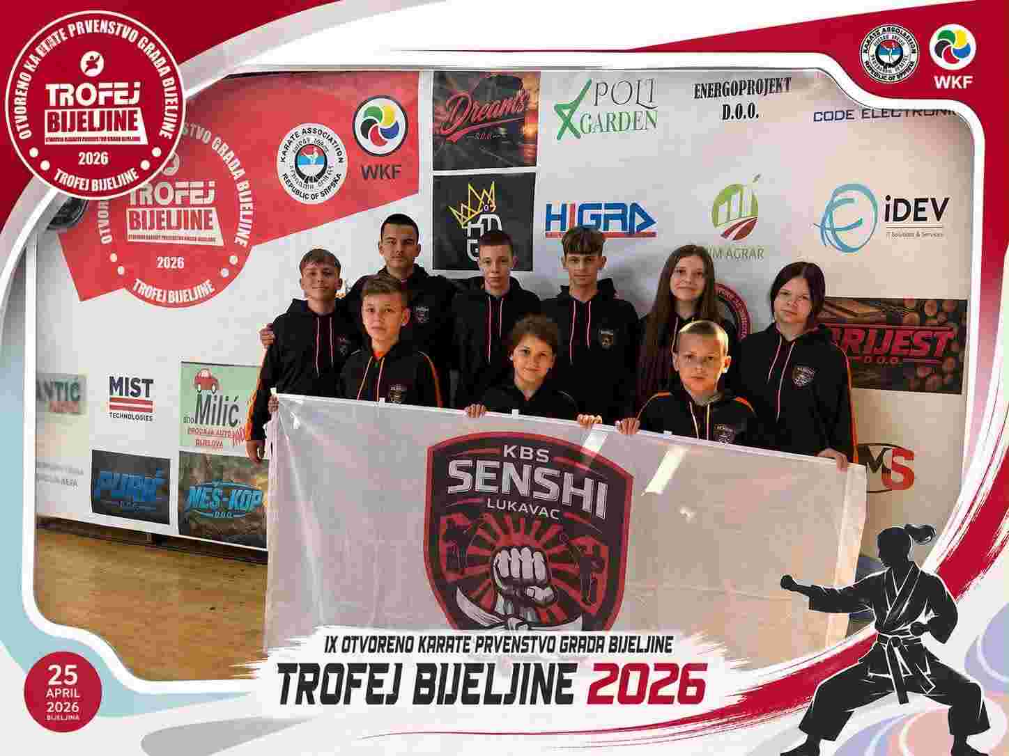 7 MEDALJA ZA KBS “SENSHI” LUKAVAC NA MEĐUNARODNOM TURNIRU U BIJELJINI