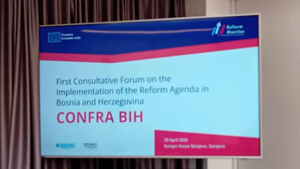 Civilno društvo dobija ključnu ulogu u praćenju reformi u BiH kroz CONFRA forum