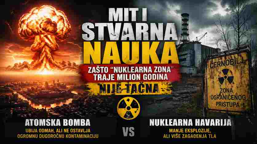 MIT I STVARNA NAUKA: ZAŠTO “NUKLEARNA ZONA TRAJE MILION GODINA” NIJE TAČNA