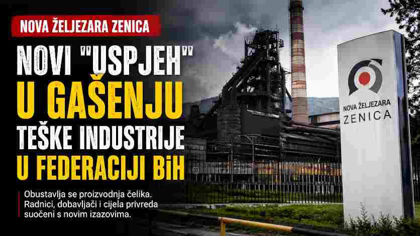 PAVLOVIĆ OBUSTAVLJA PROIZVODNJU U NOVOJ ŽELJEZARI ZENICA