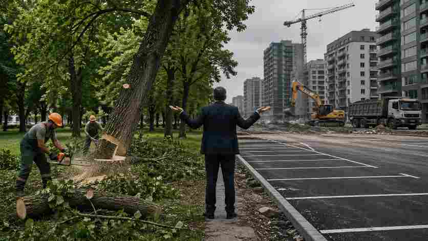 Pretvaranje nekad zelenog Lukavca u grad betonskog sivila i asfaltnog i ekološkog crnila – FOTO/VIDEO