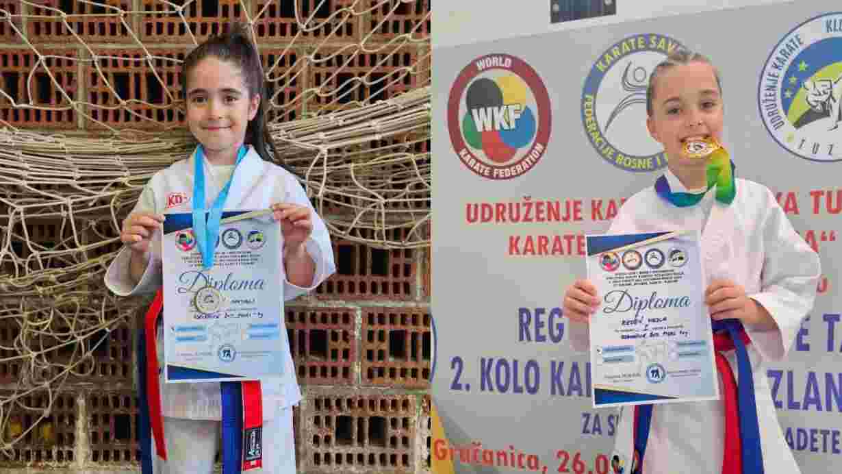 KBS “Master” Lukavac briljirao na karate ligi u Gračanici: Sedam medalja za osam takmičara – FOTO GALERIJA