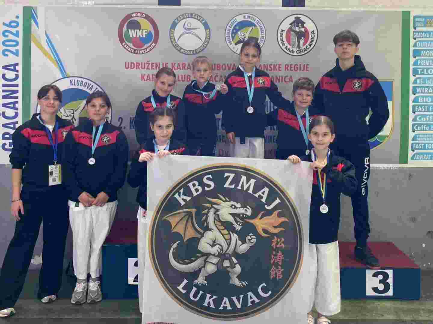 Mali zmajevi KBS “Zmaj” Lukavac napravili prve takmičarske korake i osvojili medalje