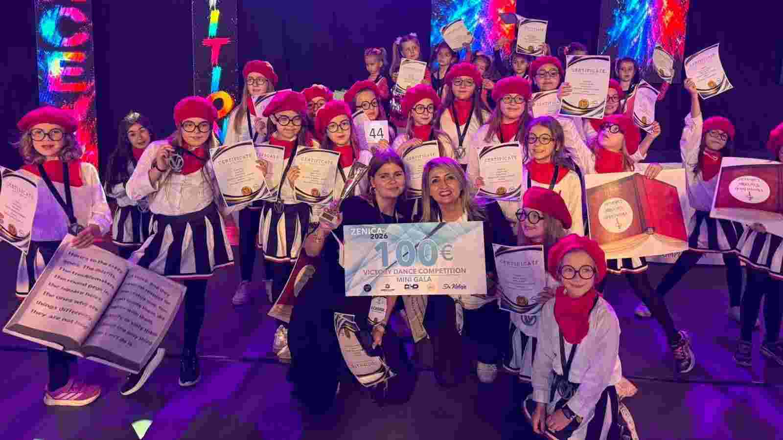 Plesni klub „Čarolija“ Lukavac ostvario novi uspjeh u Zenici