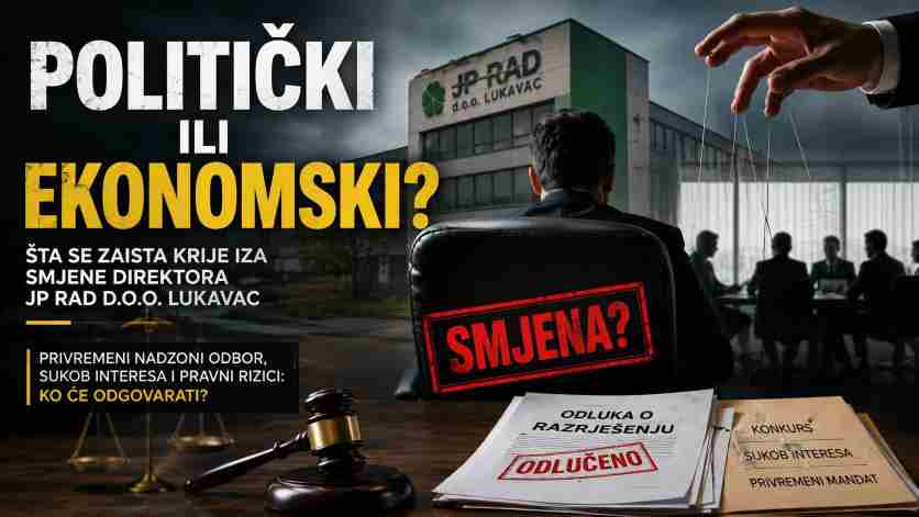 JP Rad Lukavac, Nadzorni odbor i moguća smjena direktora: Da li Grad ulazi u pravno rizičnu zonu?