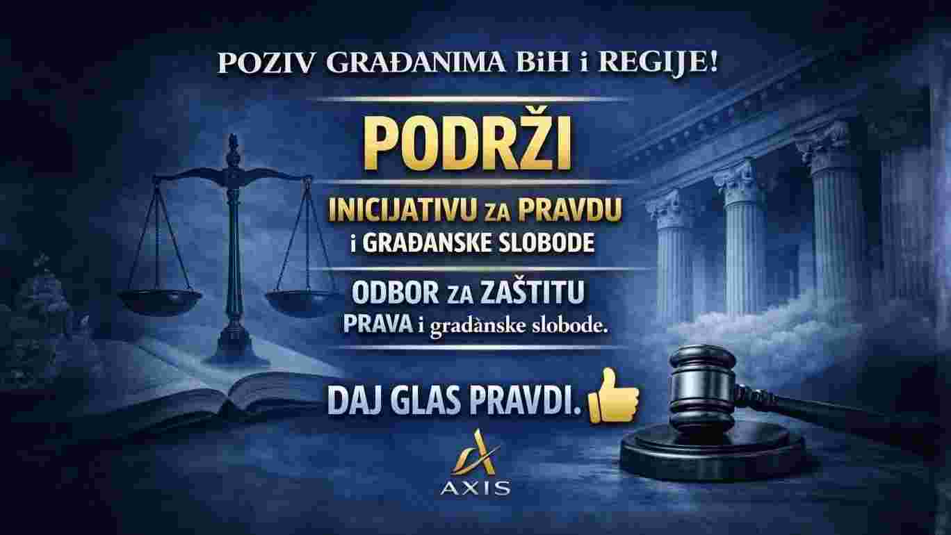 Pokrenuta inicijativa za osnivanje NVO „Inicijativa za pravdu i građanske slobode“
