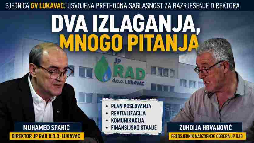 Razrješenje direktora JP Rad Lukavac izazvalo opsežnu raspravu: Suprotstavljeni pogledi Muhameda Spahića i Nadzornog odbora