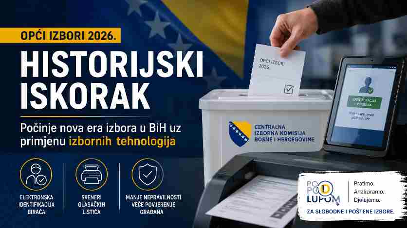 Historijski zaokret u izbornom procesu BiH: Opći izbori 2026. prvi put uz nove tehnologije
