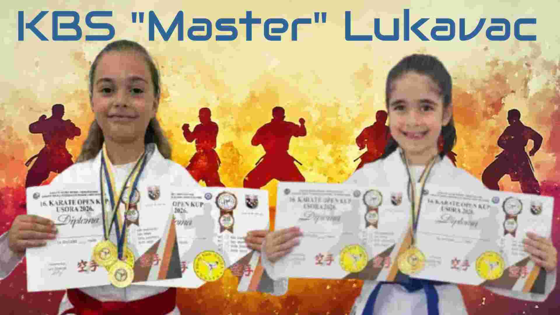 KBS “Master” Lukavac briljirao na karate kupu u Usori: Devet medalja i pehar za drugo mjesto