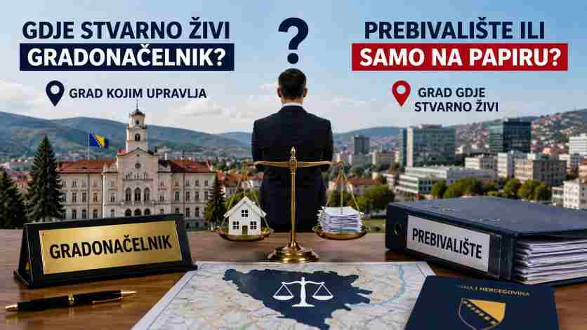 Gradonačelnik i prebivalište u BiH: gdje se stvarno mora “živjeti” po zakonu?