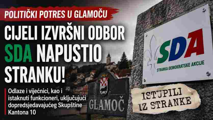 Zeleni politički potres u Glamoču: Cijeli izvršni odbor SDA napustio stranku, odlaze i vijećnici
