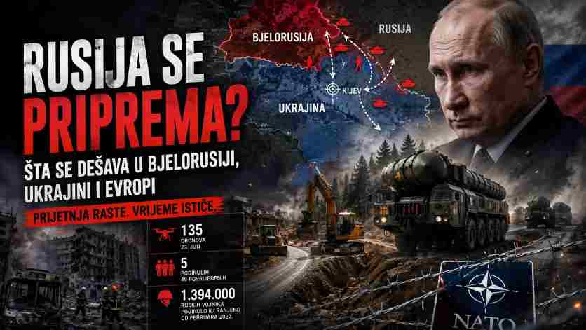 Eskalacija rata u Ukrajini i tenzije u Evropi: analiza tvrdnji o ruskim vojnim aktivnostima
