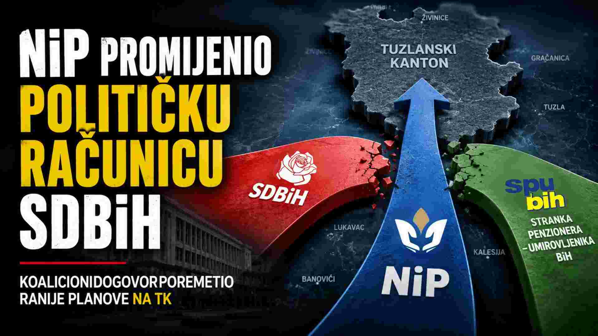 NiP na TK promijenio političku računicu SDBiH: LuPortal je do jutros raspolagao drugačijim informacijama o koalicijama i izbornim listama