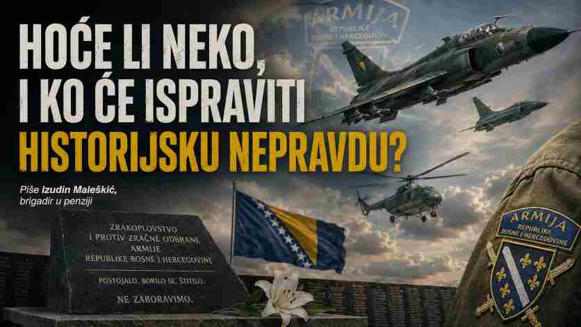 HOĆE LI NEKO, I KO ĆE ISPRAVITI HISTORIJSKU NEPRAVDU?