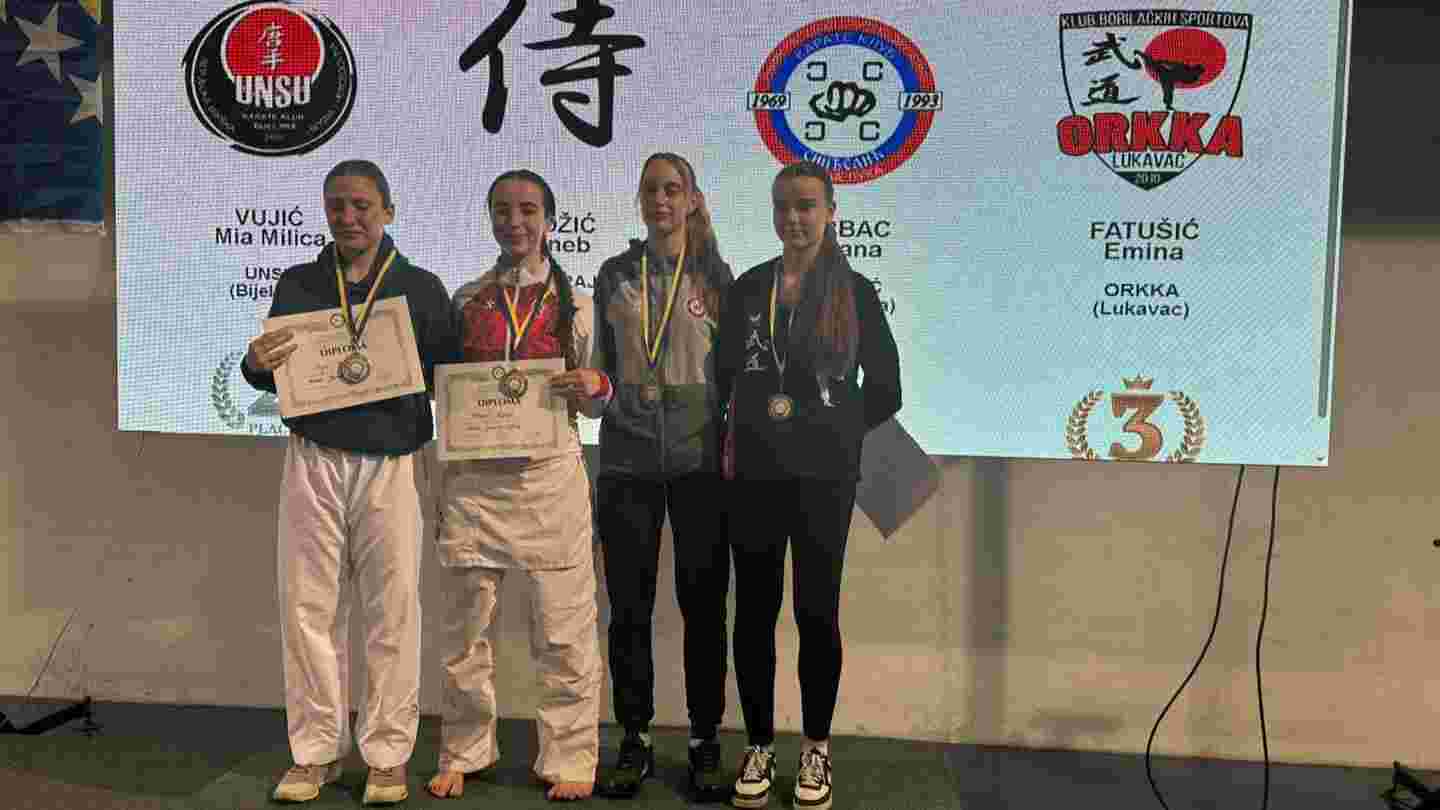 Bronzana medalja za Eminu Fatušić na Državnom prvenstvu u Žepču