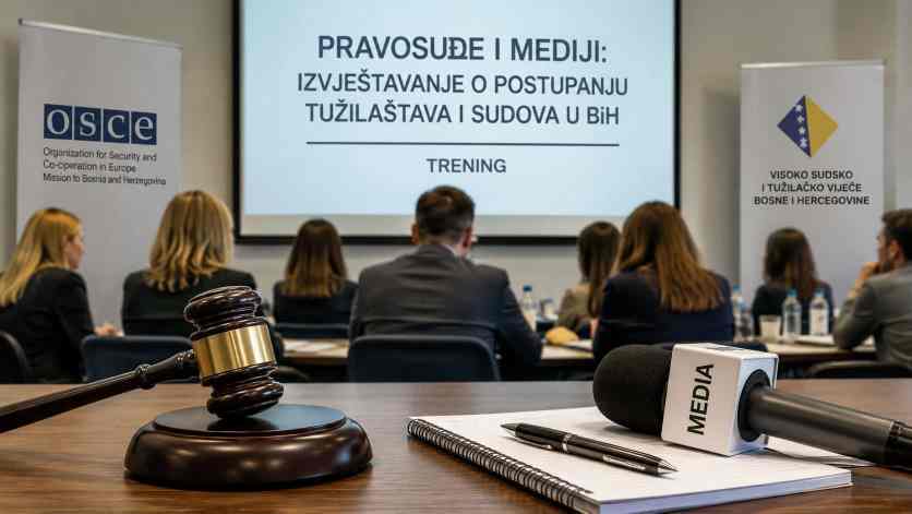 Jačanje saradnje pravosuđa i medija kroz edukaciju u Sarajevu