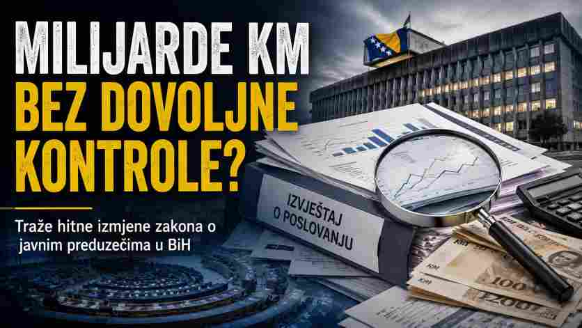 Milijarde maraka bez adekvatne kontrole: Traže hitne izmjene zakona o javnim preduzećima u BiH