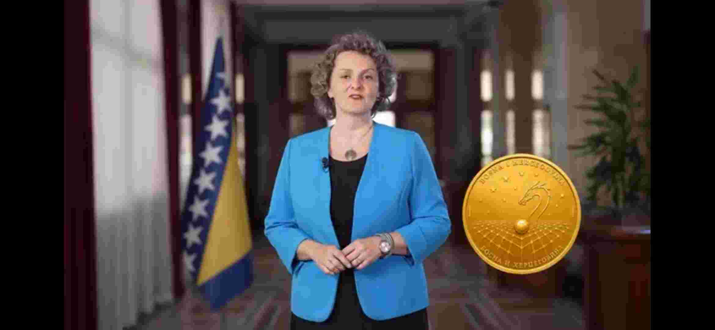 Centralna banka BiH predstavila idejno rješenje medaljona posvećenog nastupu Bosne i Hercegovine na Svjetskom prvenstvu