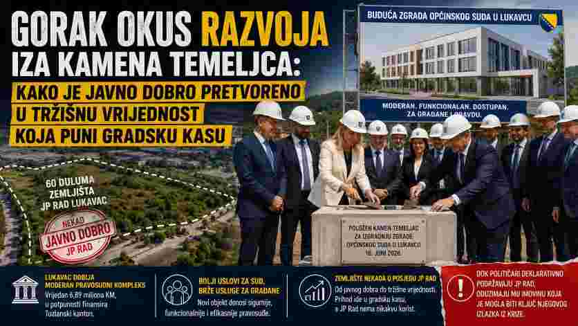 Novi sud na nekadašnjem zemljištu JP Rad: Milionski projekat otvara stara pitanja o javnom dobru