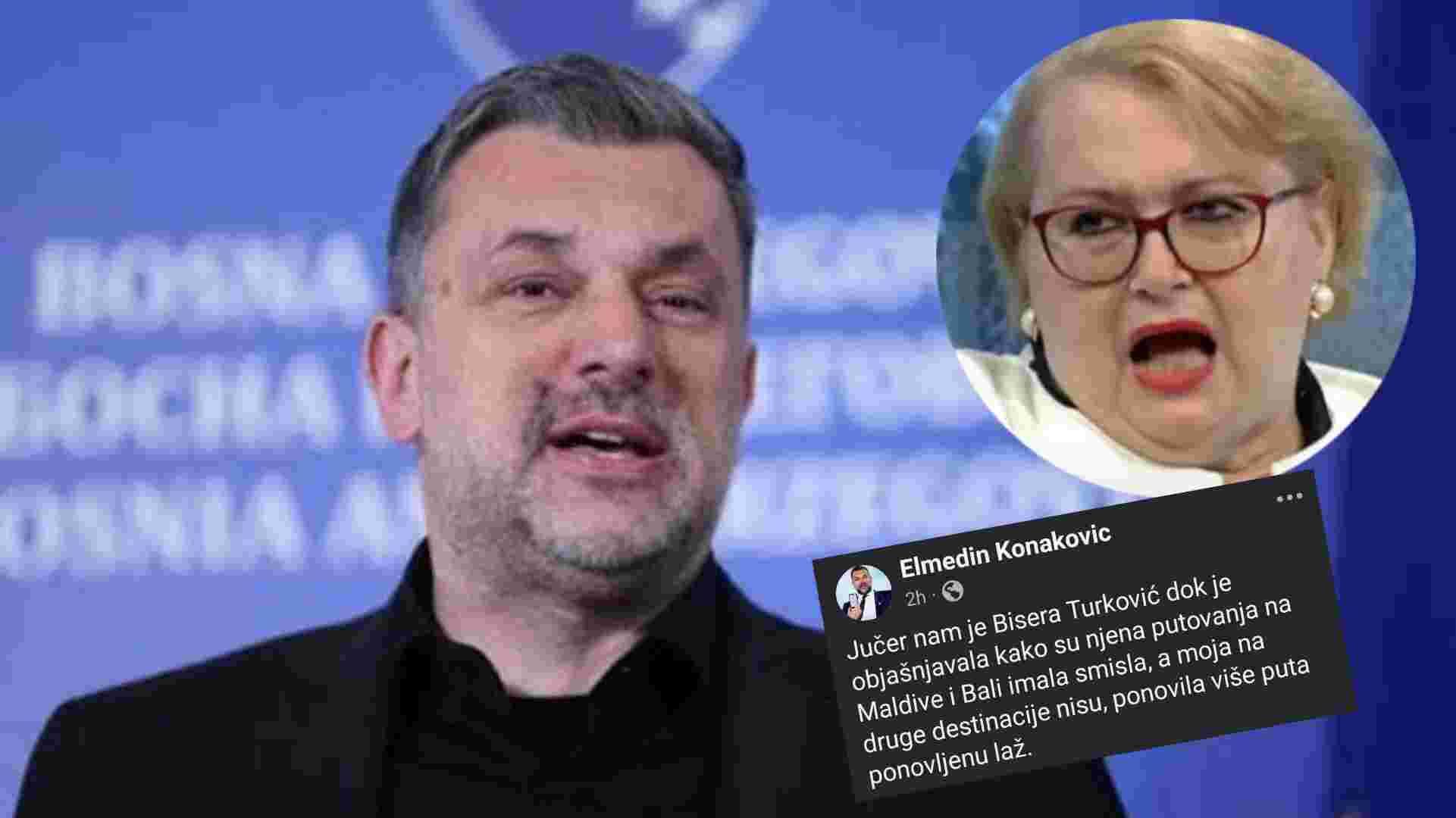Konaković odgovorio Turković: „Dodik je na sankcijama od 2017. godine, šta ste vi izlobirali?“