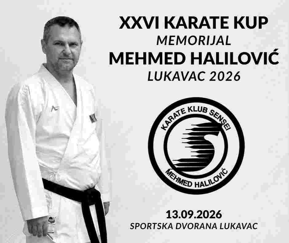 Počele prijave za XXVI Karate kup – Memorijal „Mehmed Halilović“ u Lukavcu
