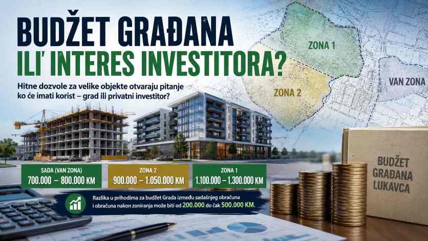 Hitno izdavanje dozvola otvorilo pitanje: Da li će Grad Lukavac naplatiti stotine hiljada maraka manje?