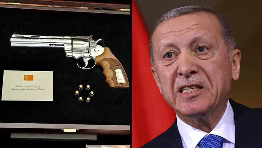Revolver kao diplomatski poklon: Šta je Erdogan želio poručiti liderima NATO-a?