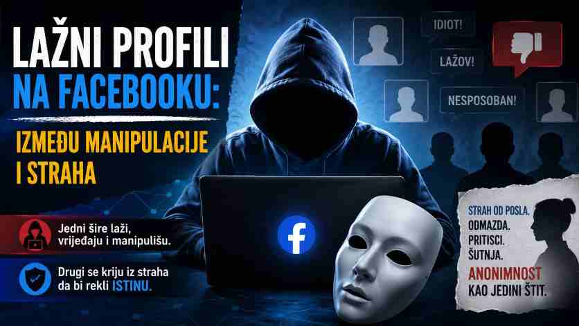 LAŽNI PROFILI NA FACEBOOKU: IZMEĐU MANIPULACIJE, STRAHA I DRUŠTVENE POTREBE ZA ANONIMNOŠĆU