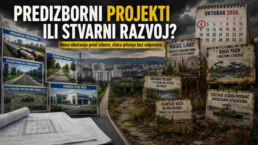 Novi talas predizbornih obećanja ili početak velikih investicija: Šta je gradonačelnik Edin Delić najavio, a šta građani pamte iz ranijih najava