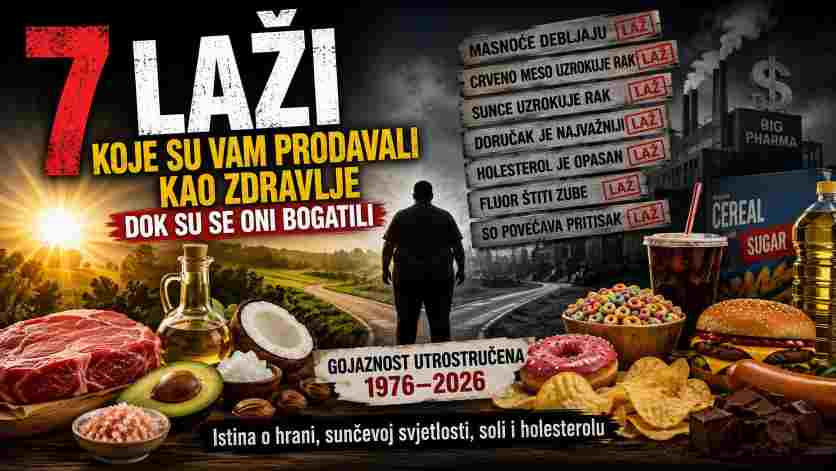 Sedam laži koje su promijenile način na koji se hranimo i živimo
