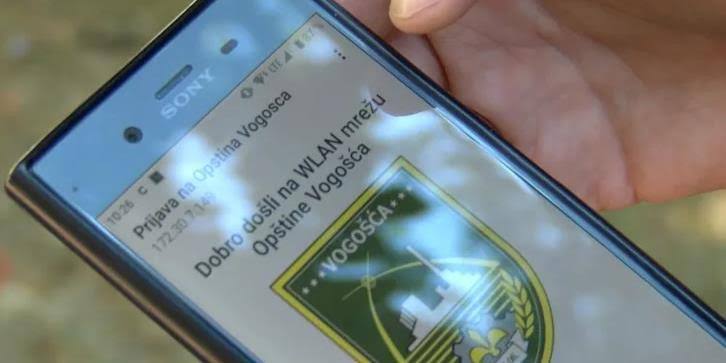 Vogošća od juče među općinama s besplatnim javnim Wi-Fi-jem na otvorenom