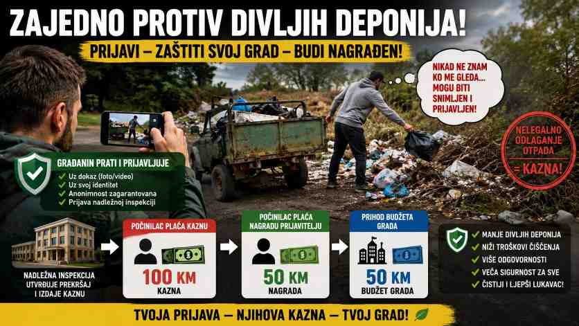 Ko i zašto neće da riješi problem divljih deponija u Lukavcu?