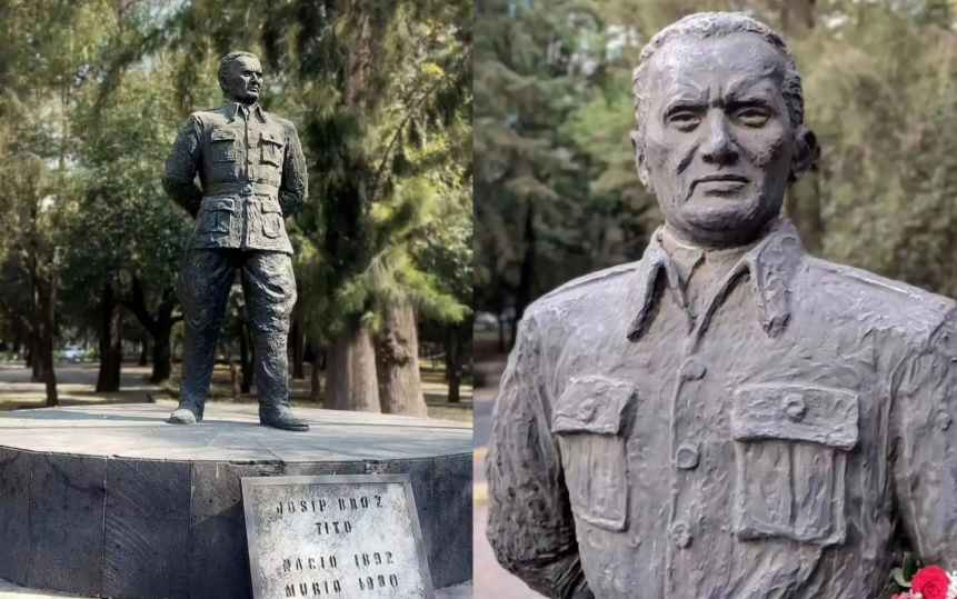 Jedini spomenik Josipu Brozu Titu izvan bivše Jugoslavije nalazi se u srcu Meksiko Sitija